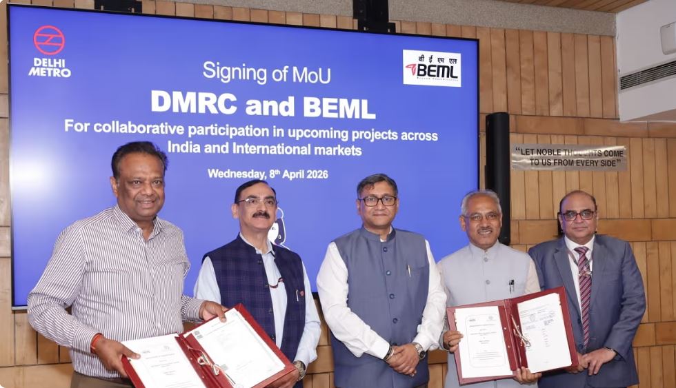 BEML and DMRC Form Strategic Alliance for Metro Rail Projects in India and Abroad