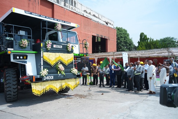 BEML Unveils India’s First Indigenous 35-Ton Electric Dump Truck, Advancing Green Mining Solutions