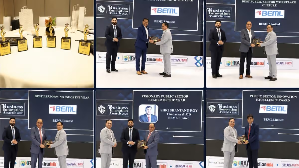 BEML bags six honours at Business Innovation Awards 2026