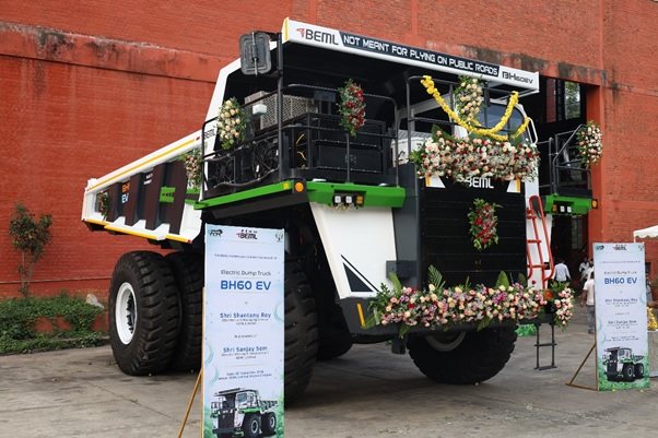 BEML Unveils India’s First Indigenous 60-Ton Electric Dump Truck, Advancing Sustainable Mining